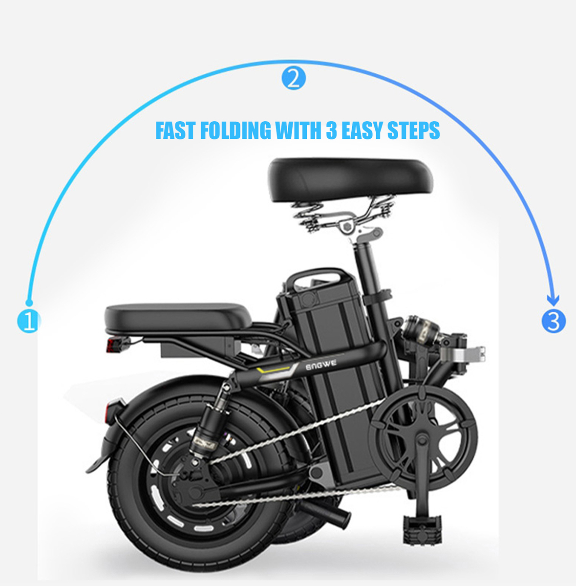Engwe 400w shop folding electric bike