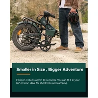 Engwe Engine PRO 2.0 1200W(Peak Power) Off Road Electric Bike Blue