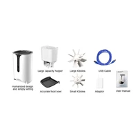 6L Automatic Pet Feeder Wi-Fi Enabled Night Light Camera Smart Dog Cat Feeder with App