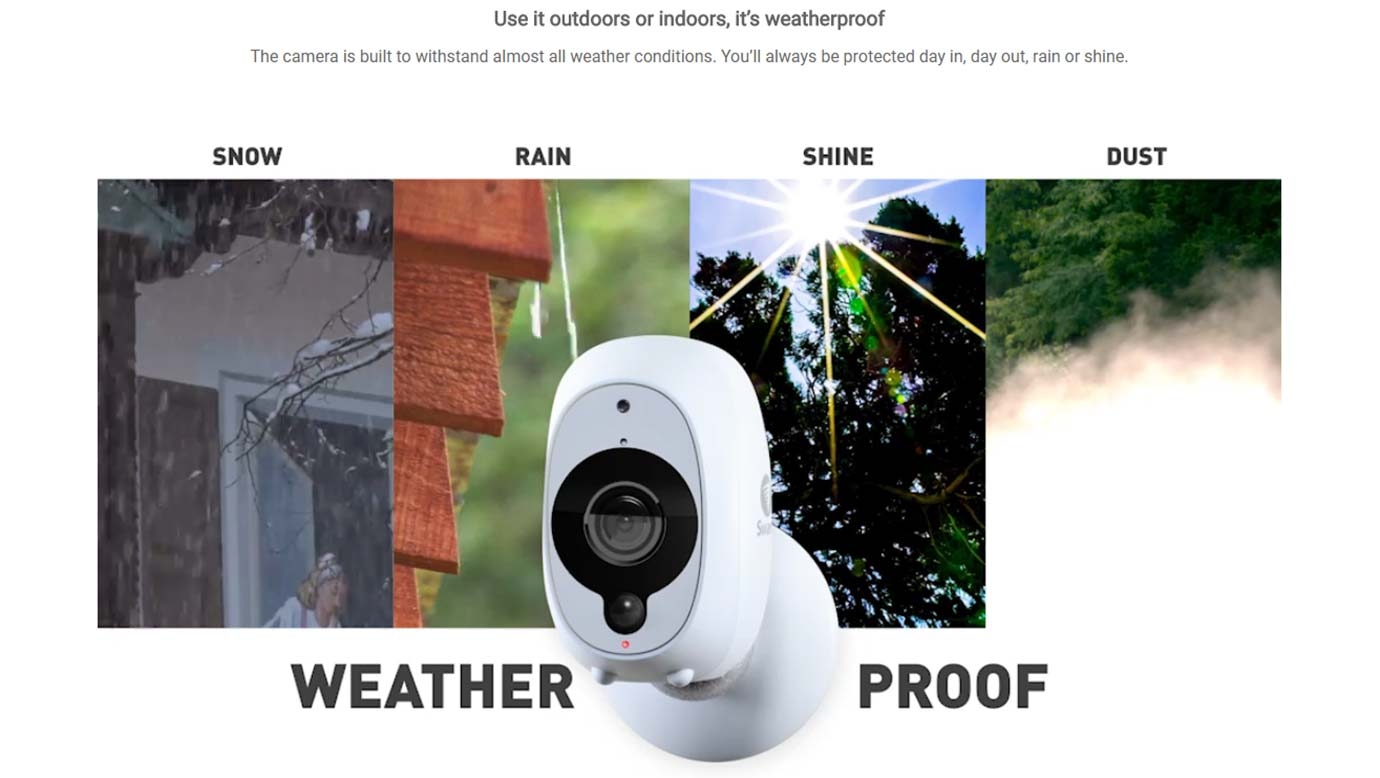 Swann WireFree 1080P Smart Security Camera