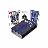Bicycle Foil Metalluxe Blue Playing Cards