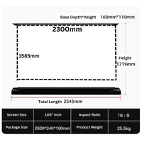 XGIMI 100" Electronic Rising 4K White Projector Screen