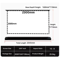 XGIMI 100" Electronic Rising 4K White Projector Screen