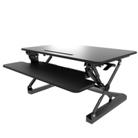 Atdec A-STS-B Sit-To-Stand Workstation - Black