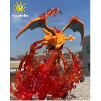 Sun Studio Pokemon Charizard Resin Statue (LED Light)