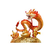 Milk Milk Studio Pokemon Pikachu Dragon Dance LED GK Statue
