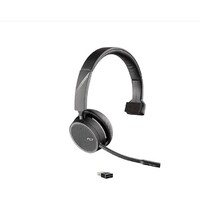 Plantronics Voyager 4210 USB-A (211317-101) Bluetooth Wireless Headset with USB Type-A Adapter