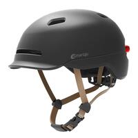 Smart4U Lightweight Smart Cycling Helmet with Automatic LED Medium size 54-58cm Black