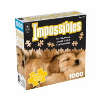 Impossibles Puzzles: Aww... Sleeping Puppies 1000pc
