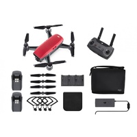 DJI Spark Mini Drone Lava Red Fly More Combo + Kingston 32GB Class10 MicroSD Card [Colour: Lava Red]