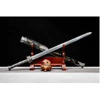 Black Gold Han Sword – High Performance Manganese Steel Collectible