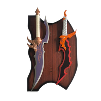 Solo Leveling Knight Killer Dual Dagger/Sword with Wall Plaque