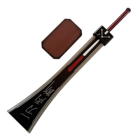 Final Fantasy Cloud's Hardedge Great Blade with Wall Plaque