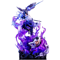 Naruto Uchiha Sasuke 2 Heads with Led Light GK Figure