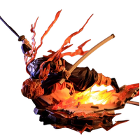 Demon Slayer Agatsuma Zenitsu Thunder Breath with Led Light GK Figure
