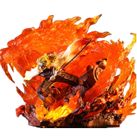 Demon Slayer Rengoku Kyojuro 2 Heads with Led Light GK Figure