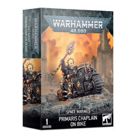 Warhammer 40,000 Space Marines Primaris Chaplain on Bike