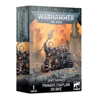 Warhammer 40,000 Space Marines Primaris Chaplain on Bike