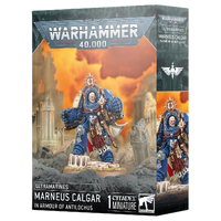 Warhammer 40,000 Ultramarines Marneus Calgar in Armour of Antilochus