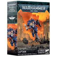 Warhammer 40,000 Space Marines Captain with Jump Pack & Relic Shield