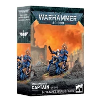 Warhammer 40,000 Space Marines Captain on Bike