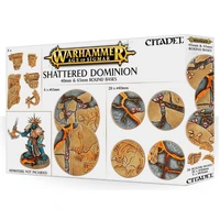 Warhammer Age of Sigmar: AOS: Shattered Dominion: 65 & 40mm Round Bases