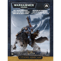 Warhammer 40,000 Space Wolves Wolf-Lord on Thunderwolf