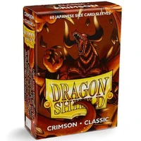 Sleeves - Dragon Shield Japanese- Box 60 - Classic Crimson