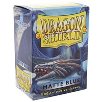 Dragon Shield Standard 100ct Blue MATTE 63x88mm Sleeves