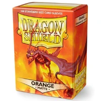 Sleeves - Dragon Shield - Box 100 - Orange MATTE