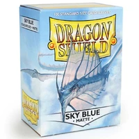 Sleeves - Dragon Shield - Box 100 - Sky Blue MATTE