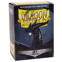 Sleeves - Dragon Shield - Box 100 - Jet MATTE