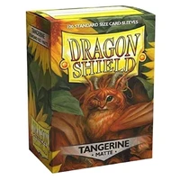 Sleeves - Dragon Shield - Box 100 - Tangerine MATTE