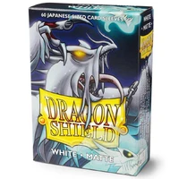 Dragon Shield Japanese 60ct White MATTE 59x86mm Sleeves