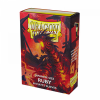 Sleeves - Dragon Shield Japanese - Box 60 - Ruby Matte