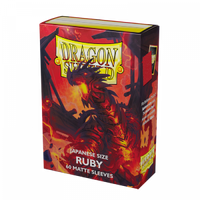 Sleeves - Dragon Shield Japanese - Box 60 - Ruby Matte
