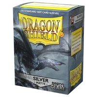 Sleeves - Dragon Shield - Box 100 - Non Glare - Silver