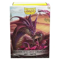 Sleeves - Dragon Shield - Box 100 - MATTE Art - Mothers Day Dragon 2020