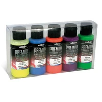 Vallejo Premium Colour - Fluo 5 Colour Set