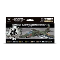 Vallejo - Model Air - Soviet / Russian Colors Tactical Schemes 1978-1989 (Part Ii) 8 Colour Set