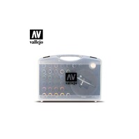 Vallejo Basic Game Air - Colours Set & Airbrush (28 Colour Plastic Case)