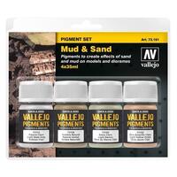 Vallejo Pigments - Set Mud & Sand 35ml