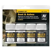 Vallejo Pigments - Set Soot & Ashes 35ml