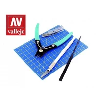 Vallejo - Hobby Tools - 9pc Plastic Modelling Tool set