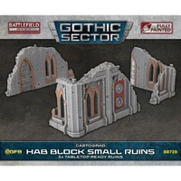 Battlefield in a Box: Gothic Sector – Castograd Hab Block Small Ruins