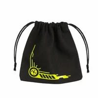 Q Workshop Galactic Black & Yellow Dice Bag