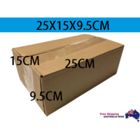 Cardboard Box 25x15x9.5cm 20 Box Package