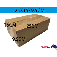 Cardboard Box 25x15x9.5cm 20 Box Package