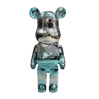 Bearbrick Silver Cyan 50cm Figure