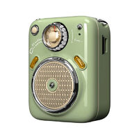 Divoom Beetle FM Portable Radio Bluetooth Speaker - Green
